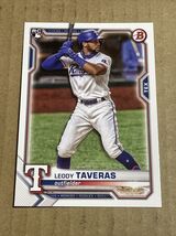 2021 Bowman #18 Leody Taveras RC Rangers Rookie - $2.09 CAD