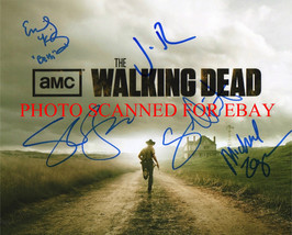 The Walking Dead Cast Autographed 8x10 Rp Photo Jon Bernthal Emily Kinney Yeun + - $13.36