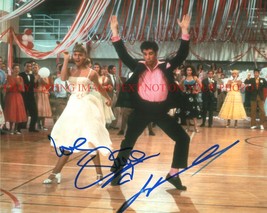 Grease Cast Signed Autograph 8x10 Rp Photo Olivia Newton And John Travolta - £15.75 GBP