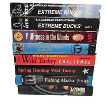 Hunting VHS Lot of 8 Extreme Bucks Part I II Wild Turkey Elk Tactics Christian - £27.05 GBP