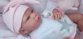 Arias Reborn Doll Gala with Plush Toy and Blanket. Made in SPAIN - £168.45 GBP