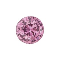 Natural Pink Sapphire 3mm Round Diamond Cut SI1 Clarity Baby Pink Color Loose Ge - £22.47 GBP