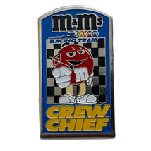 M&amp;M’s Crew Chief Racing Team Motorsports NASCAR Race Car Auto Lapel Hat Pin - £4.66 GBP