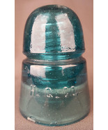 Blue Insulator, H.C. CO &quot;H&quot;- Telegraph, Telephone Insulator-USA-Threaded - €11,90 EUR