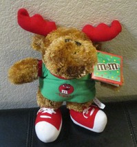 M&M Red Christmas Moose Reindeer Green Shirt & Tennis Shoes 10" by Galerie - $12.61