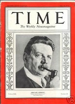 MAGAZINE TIME  EDOUARD HERRIOT  MAY 16  1932 - $24.74
