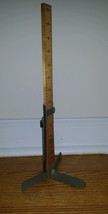 Vintage Pin-it Skirt Marker 20&quot; Wooden Ruler Orco hemming Device Measuri... - $9.41