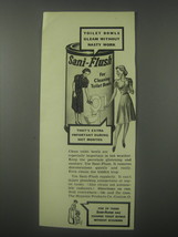 1941 Sani-flush Toilet Cleaner Ad - Toilet Bowls gleam without nasty work - $18.49
