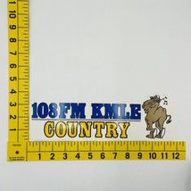 Vintage 108 FM KMLE COUNTRY Bumper Sticker Phoenix AZ Radio Station Music - $14.00