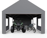 Portable Carport Canopy, 1326Ft Heavy Duty Carport Garage With Roll-Up D... - $1,051.99