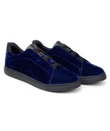 Belvedere Men's Walking Sneaker Midnight Velvet Eros Navy - $169.00