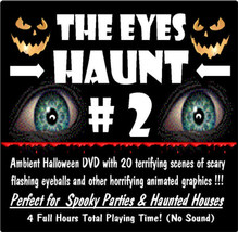 Halloween Animated EYE DVD Video Effect Creepy Scary Haunted House Scare Prop #2 - £6.72 GBP