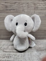 Hallmark Itty Bittys Noah&#39;s ark elephant mall gray plush mini w/ black tail - £3.98 GBP