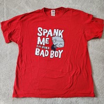 Vintage Family Guy T-Shirt Adult XL Stewie Spank Me Red Y2K Cartoon Graphic - £14.61 GBP