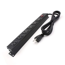 Power Strip With 6 Outlets 6 Ft Ul 14Awg Cord Straight Plug For Commercial, Indu - £34.41 GBP