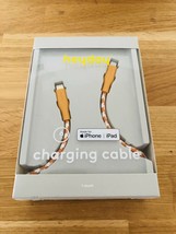 heyday Charging cable, for Apple, 6 ft USB-C to 8 Pin Connector Cable, Orange - £5.44 GBP