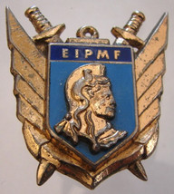 FRANCE MILITARY SCHOOL Female Military Personnel Gilt Enamel Badge Brooc... - £11.79 GBP