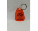Orange Wayne&#39;s On Appleton Promotional Milwaukee WI Keychain 2&quot; - $25.73