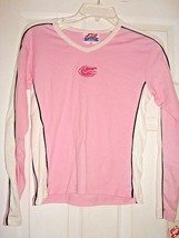 8.NCAA Florida Gators Girl&#39;s Juniors Pink Embroidered Logo Long Sleeve Shirt New - £11.80 GBP