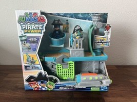 PJ Masks Sky Pirate Battleship Preschool Toy Vehicle Playset w/ 2 Action Figure - £11.78 GBP