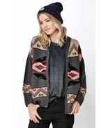 WOMEN&#39;S/JRS OBEY Adri WARM HEAVY Sweater Cardigan NEW $105 - €78,19 EUR