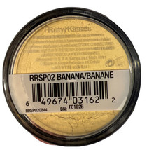 Pack Of 3 RUBY KISSES HD SETN&#39; FORGET 16 HR SETTING POWDER BANANA #RRSP0... - $19.77