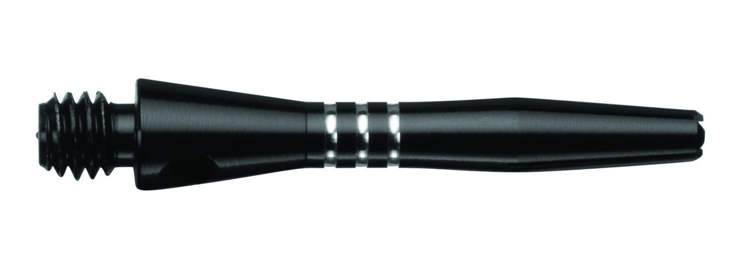 BLACK Striped Aluminum Dart Shafts 1-1/4&quot; set of 3 - $4.95