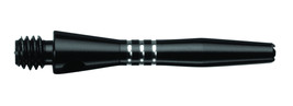 BLACK Striped Aluminum Dart Shafts 1-1/4&quot; set of 3 - £1.92 GBP
