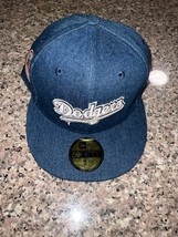 Men&#39;s LA Dodgers Denim Hat 7 1/2 - $684.24 MXN