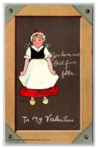 To My Valentine Dutch Girl Best Fine Fella Raphael Tuck 1909 DB Postcard J18 - £3.47 GBP