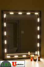 Make Up Mirror Led Light Warm White Color With Dimmer &amp; Ul Power Adapter - £33.05 GBP