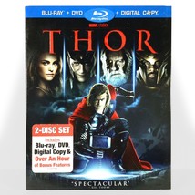 Thor (Blu-ray/DVD, 2011, Widescreen) Like New w/ Slipcover !     Chris Hemsworth - £7.49 GBP