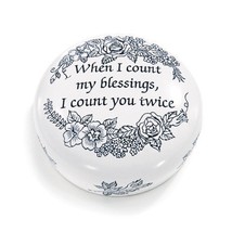 Paper weight&quot;When I count my blessings, I count you twice.&quot; - $39.00