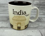 Starbucks India Global Icon Collector Series 16 oz Coffee Mug Cup 2017