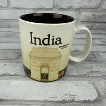 Starbucks India Global Icon Collector Series 16 oz Coffee Mug Cup 2017 - £11.89 GBP