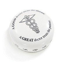 Paper weight &quot;A GOOD DOCTOR TREATS THE DISEASE...A GREAT DOCTOR TREATS T... - $39.99