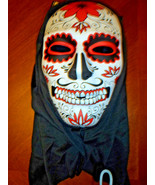 Day Of The Dead Dia De Los Muertos Full Face Halloween Masquerade Mask M... - $24.95