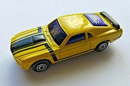 Maisto 1970 Ford Boss Mustang, 1:64 Scale, Yellow, Just Out of Package Condition - £5.46 GBP