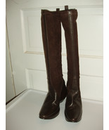 Stephane Kelian Brown Leather & Suede Boots US Size 8 NEW - $160.00