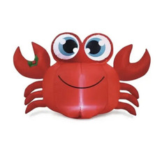 Holiday Time Christmas Crab With Holly &amp; Berries Airblown Inflatable 3.5&#39; New - £31.95 GBP