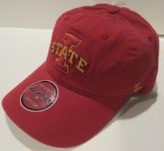 NWT NCAA 47 Brand Scholarship Hat-Iowa State Cyclones OSFM Adjustable Red Adult - £23.88 GBP