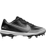 Nike Men&#39;s Alpha Huarache Varsity 4 Metal Baseball Cleats Black/Grey Siz... - $69.31 CAD