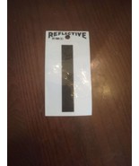 Reflective Letter &quot;I&quot; Black 3&quot; - $186.17 MXN