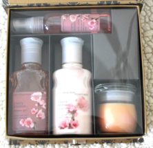 Original Cherry Blossom 4 Piece Gift Set By Bath &amp; Body Works ~ Very Rare - $64.99