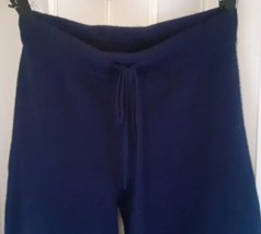 H&amp;M 100% Cashmere Blue Pants Joggers Size Medium U2 - £44.60 GBP