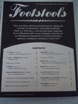 Footstools Plans &amp; Patterns Booklet - $8.99