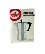 The Cellar Espresso Maker Stovetop Aluminum 6 Cup Capacity Vintage 90s I... - $127.71
