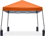 Stable Pop Up Outdoor Canopy Tent From Abccanopy In Orange. - $137.96