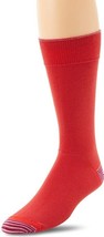 Robert Graham Dress Socks Peruvian Pima Cotton Barilla Red Striped Toe Heel - £22.94 GBP