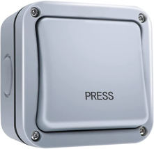 TOPENS TC148 Waterproof Wall Push Button Surface Mounted Wired Release Switch fo - £46.37 GBP